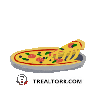 Real Estate Pizza Sticker by Trealtorr