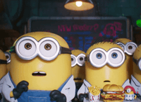 Shock Minions GIF