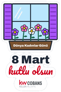 Flowers International Womens Day Sticker by KW CobanS