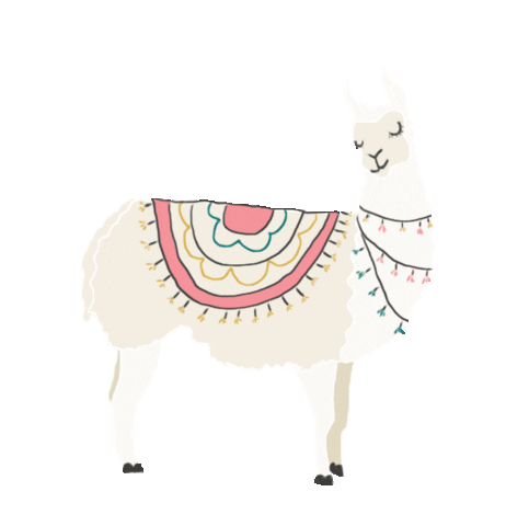 Llama Lamarama Sticker by pinkmilk