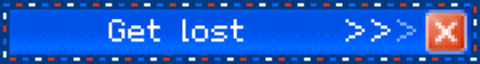Go Away Pixel GIF