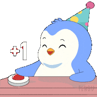 Happy Birthday Penguin Sticker by Pudgy Penguins