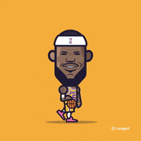 Lebron James Basketball GIF by Loogart