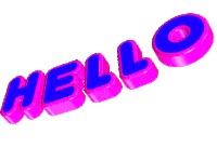 text hello Sticker