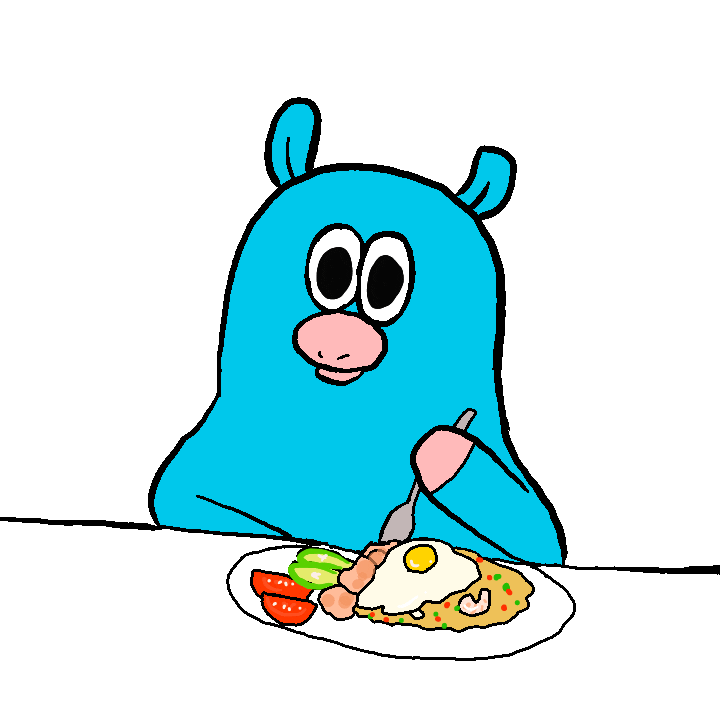 Hungry Nasi Goreng Sticker