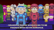 eric cartman crowd GIF by South Park 