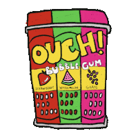 Bubble Gum Colors Sticker