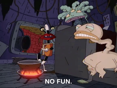 nickrewind giphydvr nicksplat aaahh real monsters giphyarm044 GIF