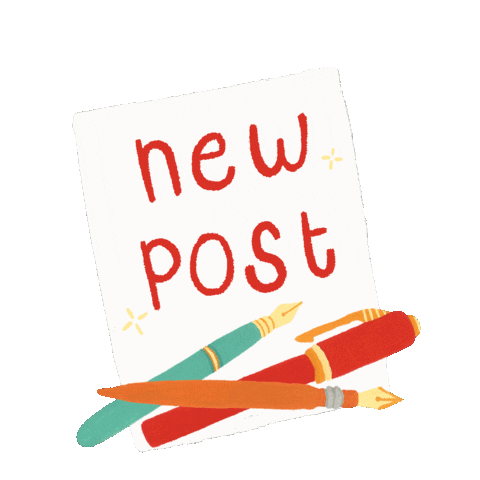 Illustration Post Sticker