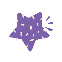 carmanskitchen star stars sparkle purple Sticker