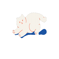Cat Jump Sticker