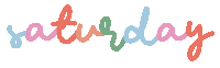 Days Of The Week Day Sticker by Isabella Baillie