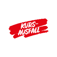 Kursausfall Sticker by BTW Bünde
