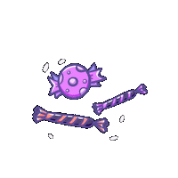 Halloween Candies Sticker