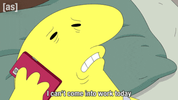 Sick Phone Call GIF by Adult Swim