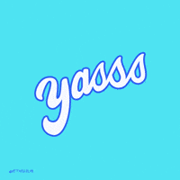 yas word by Dobre Brothers Bright Fight GIF Library