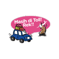 Car Ramadan Sticker by XL Axiata