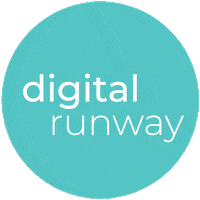 digitalrunway branding graphic design web design just launched Sticker