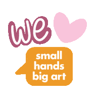 smallhandsbigart shbart Sticker