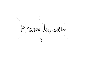 Mission Impossible Handwriting Sticker by LeapEarsFurnature