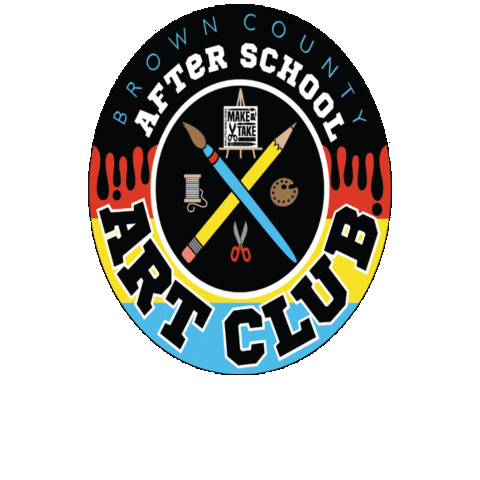 OurLittleWorldStudio giphygifmaker art studio diy Sticker