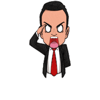 Angry Ok Sticker