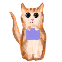Cat Hello Sticker