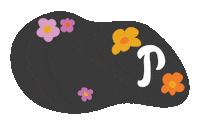 Flowers Sixties Sticker by Pinkkishu