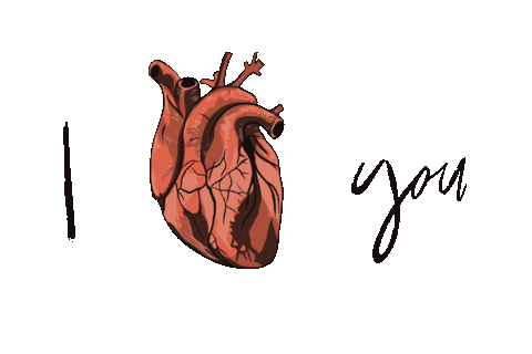 I Love You Heart Sticker