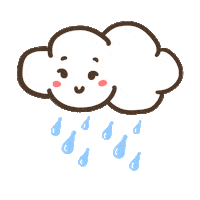 Rain Cloud Sticker