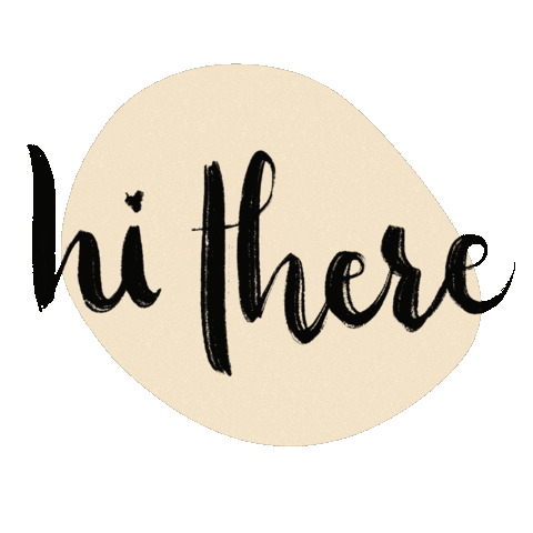 Calligraphy Hello Sticker by Maria