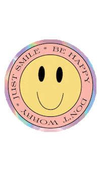 Happy Worry Sticker by Kiki