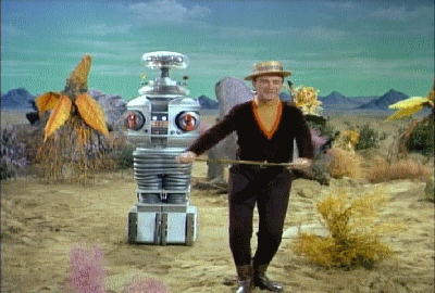 lost in space robot b9 GIF