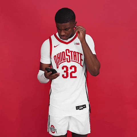 Confused College Basketball GIF by Ohio State Athletics