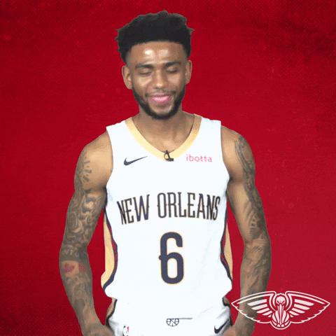 Two Thumbs Up GIF by New Orleans Pelicans