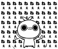 crazyyamirabbit line うさぎ lineスタンプ クレイジー闇うさぎ Sticker