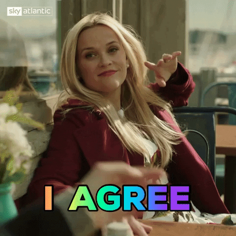 SkyTV giphygifmaker yes reese witherspoon totally GIF