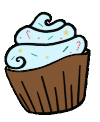 Land Of The Sweets Cupcake Sticker