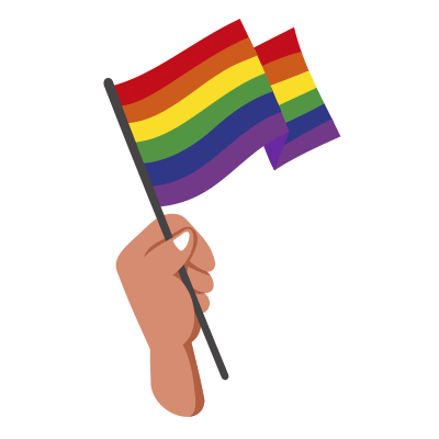 stockholmpride giphyupload rainbow pride flag Sticker