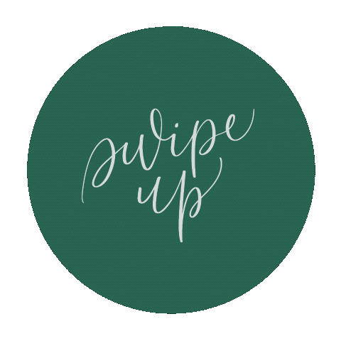 Calligraphy Swipe Up Sticker by Green Country Creative