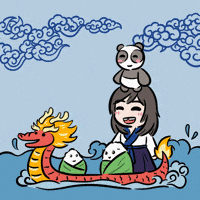 Happy Chinese GIF by Winnie Gu 顾韵昀