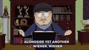 conductor bookcase GIF by South Park 
