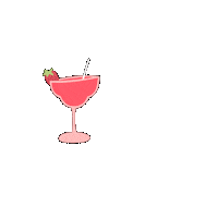 Strawberry Daiquiri Girls Sticker