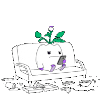 Relaxing Work From Home Sticker by Magic Eden