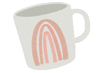 Pink Mug Sticker