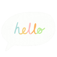 Auzwee Hello Sticker