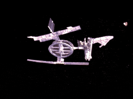 outer space gas mask GIF by Charles Pieper