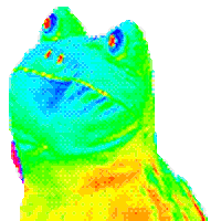 Rainbow Party Hard Sticker