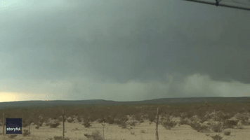 Tornado Forms Amid Multiple Weather Warnings in Fort Stockton, Texas