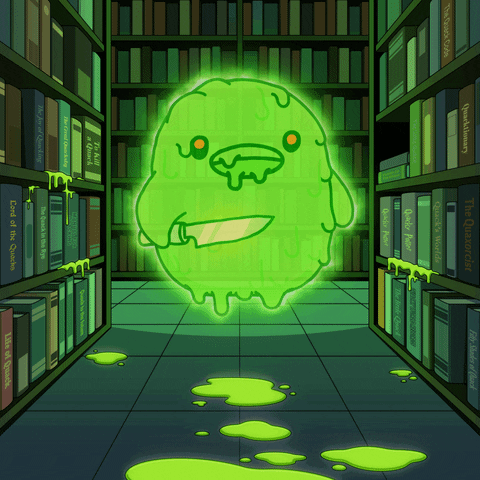 digitalducks giphyupload stabby quacks cartoon duck GIF